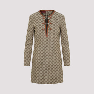 GUCCI Stylish Mini Dress in Cotton Blend for Men - SS25 Collection