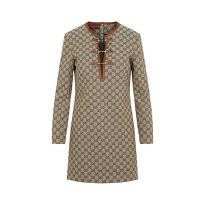 GUCCI Stylish Mini Dress in Cotton Blend for Men - SS25 Collection