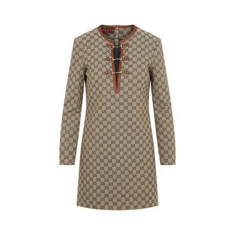 GUCCI Stylish Mini Dress in Cotton Blend for Men - SS25 Collection