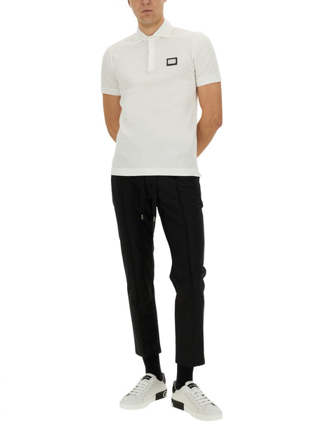 DOLCE & GABBANA Slim Fit Polo Shirt - Size 50 IT