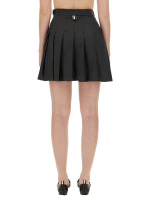 THOM BROWNE Plisse Skirt - Size 40