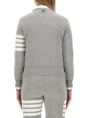 THOM BROWNE Classic 4-Bar Cotton Sweatshirt - Size 40 IT