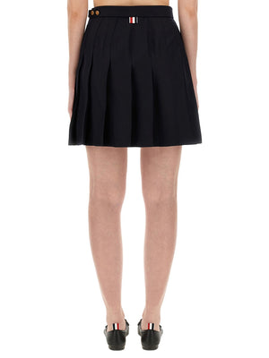 THOM BROWNE Plisse Mini Skirt - Size 40 IT