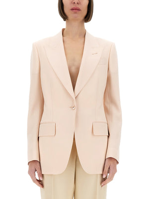 TOM FORD Single Breasted Wool Jacket - Size 40 IT