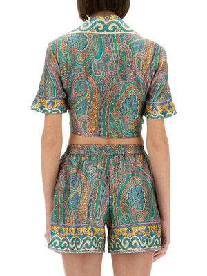 ETRO Elegant Silk Mini Top - Size S