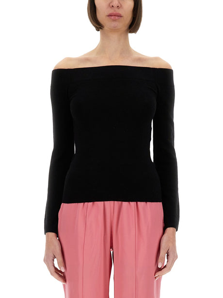 TOM FORD Off The Shoulder Knit Top - Slim Fit