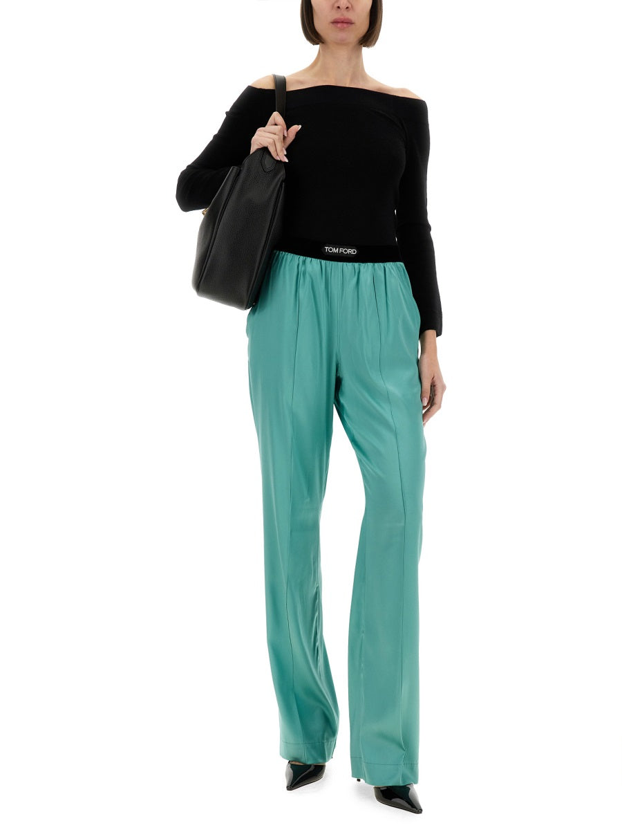 TOM FORD Elegant Stretch Pants Small Size