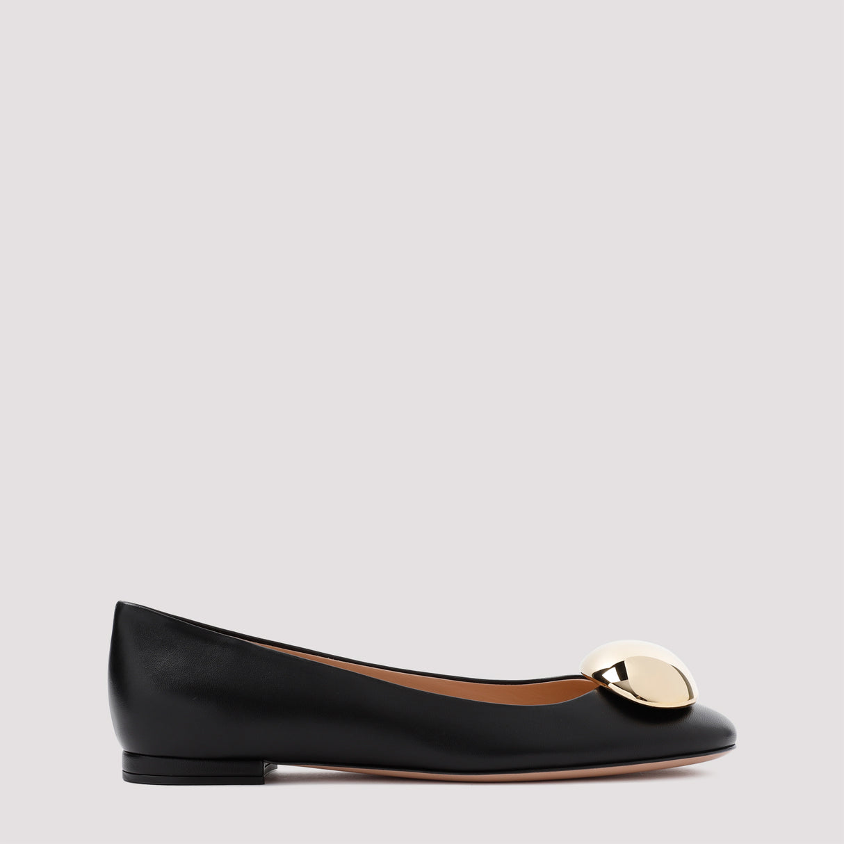 GIANVITO ROSSI Elegant Nappa Leather Ballerina Flats