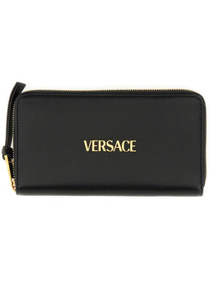 VERSACE Elegant Long Wallet with Signature Logo