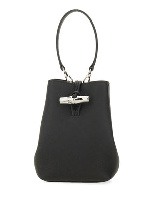 LONGCHAMP Leather Bucket Handbag