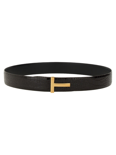 TOM FORD Reversible Leather Belt for Men