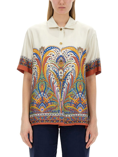 ETRO Printed Silk Shirt - Regular Fit