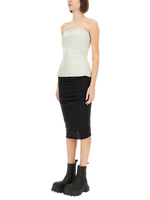 RICK OWENS Mini Bustier Top - Women's Size 40