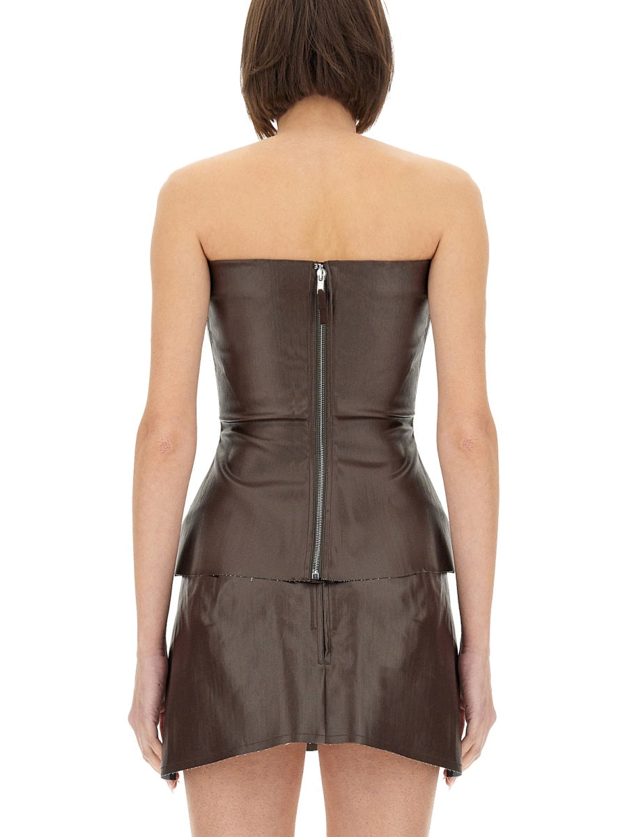 RICK OWENS Women's Mini Bustier Top - Size 40