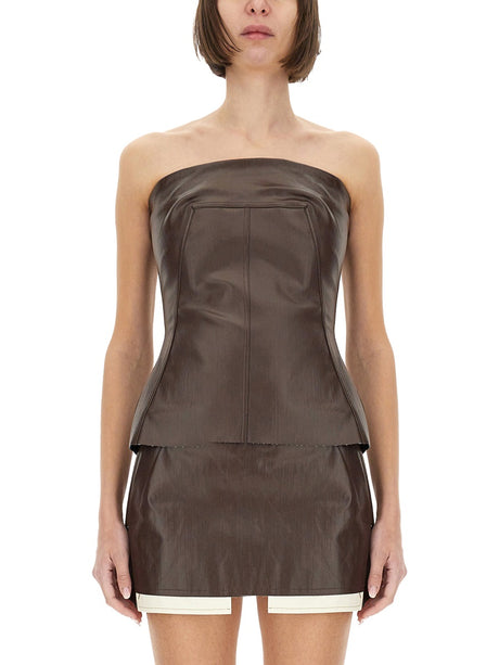 RICK OWENS Women's Mini Bustier Top - Size 40