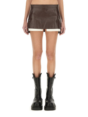 RICK OWENS Denim Mini Skirt - Size 40