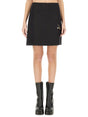 VERSACE Chic Mini Skirt with Safety Pin Detail - Size 40 IT