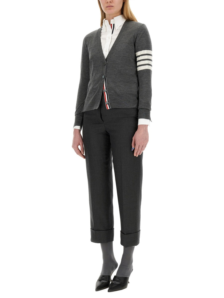 THOM BROWNE Relaxed Fit Cardigan - Size 38