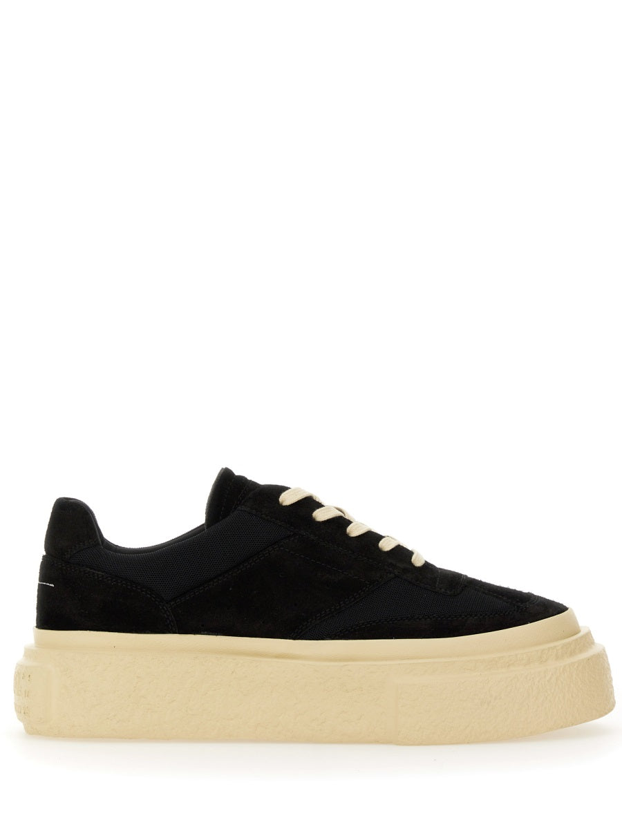 MM6 MAISON MARGIELA Men's Premium Leather Sneakers