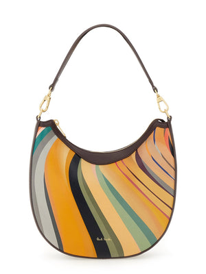 PAUL SMITH Mini Hobo Handbag - Dusky Swirl Design