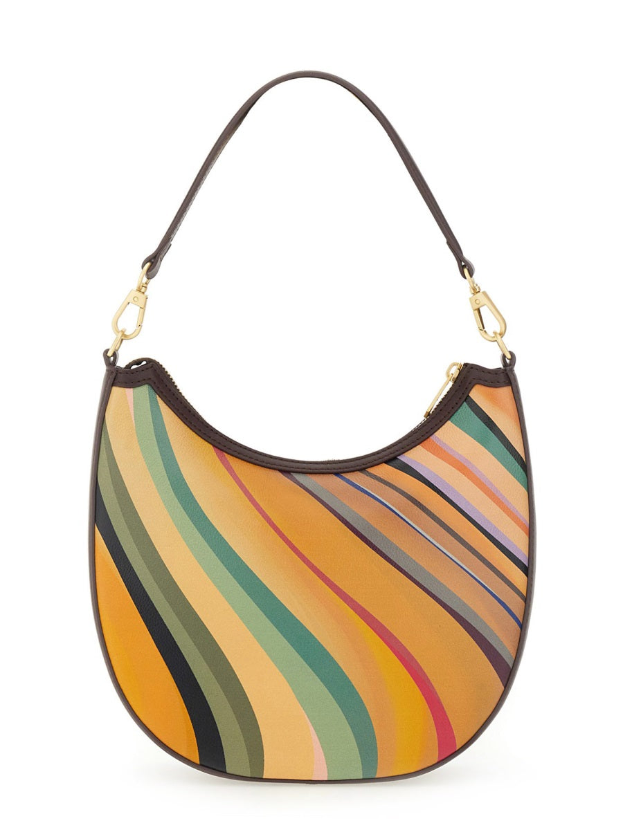 PAUL SMITH Mini Hobo Handbag - Dusky Swirl Design