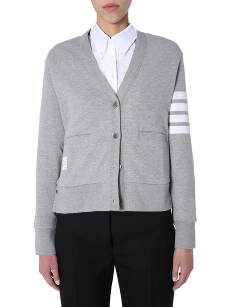 THOM BROWNE V-Neck Mini Cardigan