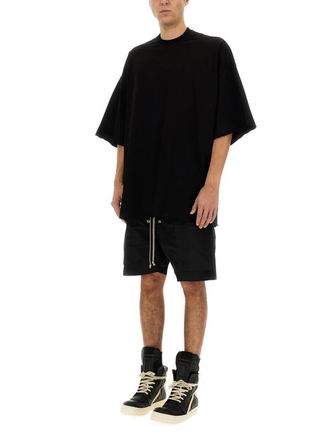 RICK OWENS Men's Bermuda Cargo Shorts - Size 48