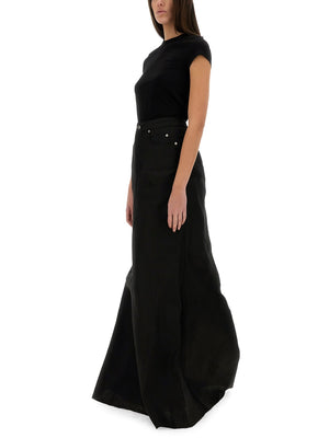 RICK OWENS Elegant Long Skirt in Size 38