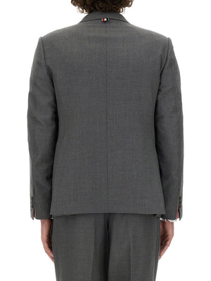 THOM BROWNE Classic Wool Jacket - Regular Fit