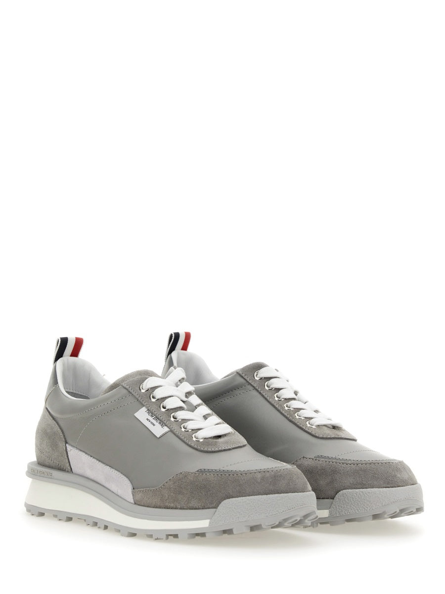 THOM BROWNE Premium Logo Sneakers for Men