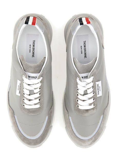 THOM BROWNE Premium Logo Sneakers for Men