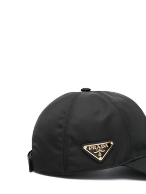 PRADA Stylish Nylon Hat for Men - FW24 Collection