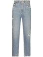 DOLCE & GABBANA High-Waisted Straight-Leg Jeans for Men