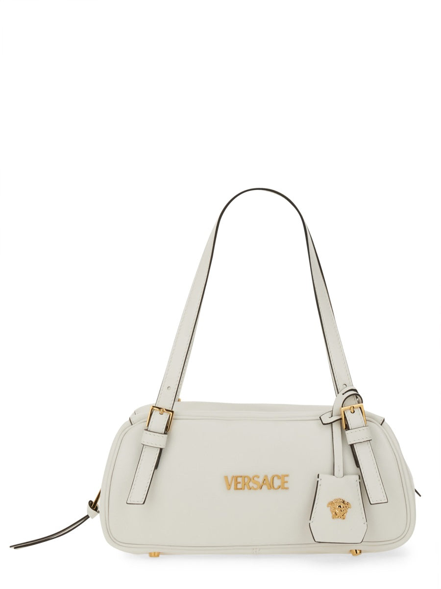 VERSACE Elegant Bowling Tag Shoulder Handbag