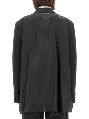 MM6 MAISON MARGIELA Wool Tailored Jacket - Size 40