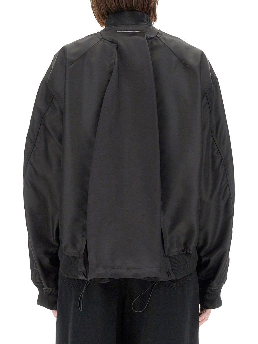 MM6 MAISON MARGIELA Women's Mini Bomber Jacket - SS25 Collection