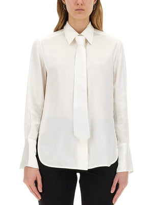 PAUL SMITH Stylish Women's Shirt with Tie - Size 40 IT