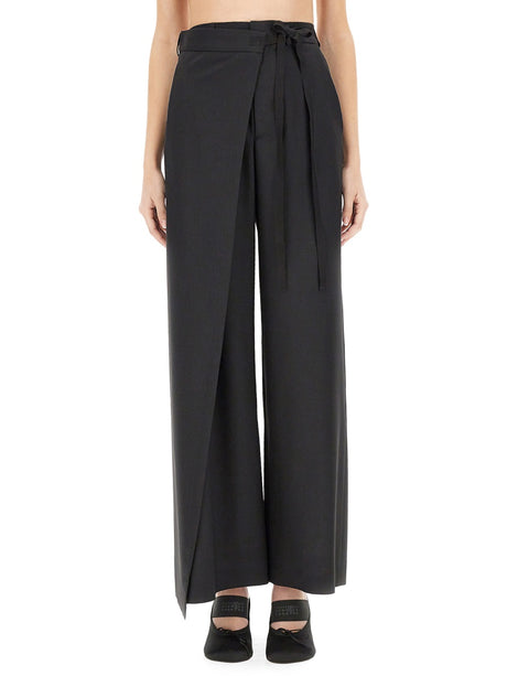 MM6 MAISON MARGIELA Virgin Wool Trousers - Size 40