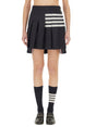 THOM BROWNE Wool Mini Skirt - Size 36 IT