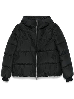 HERNO Men's Mini Down Jacket with Hood and Zip