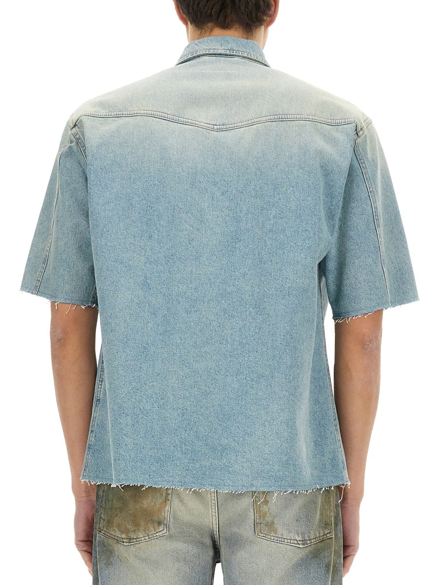 MM6 MAISON MARGIELA Denim Shirt for Men - Size 50 IT