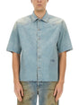 MM6 MAISON MARGIELA Denim Shirt for Men - Size 50 IT