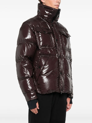 MONCLER Glossy Finish Down Jacket for Women - Loose Fit