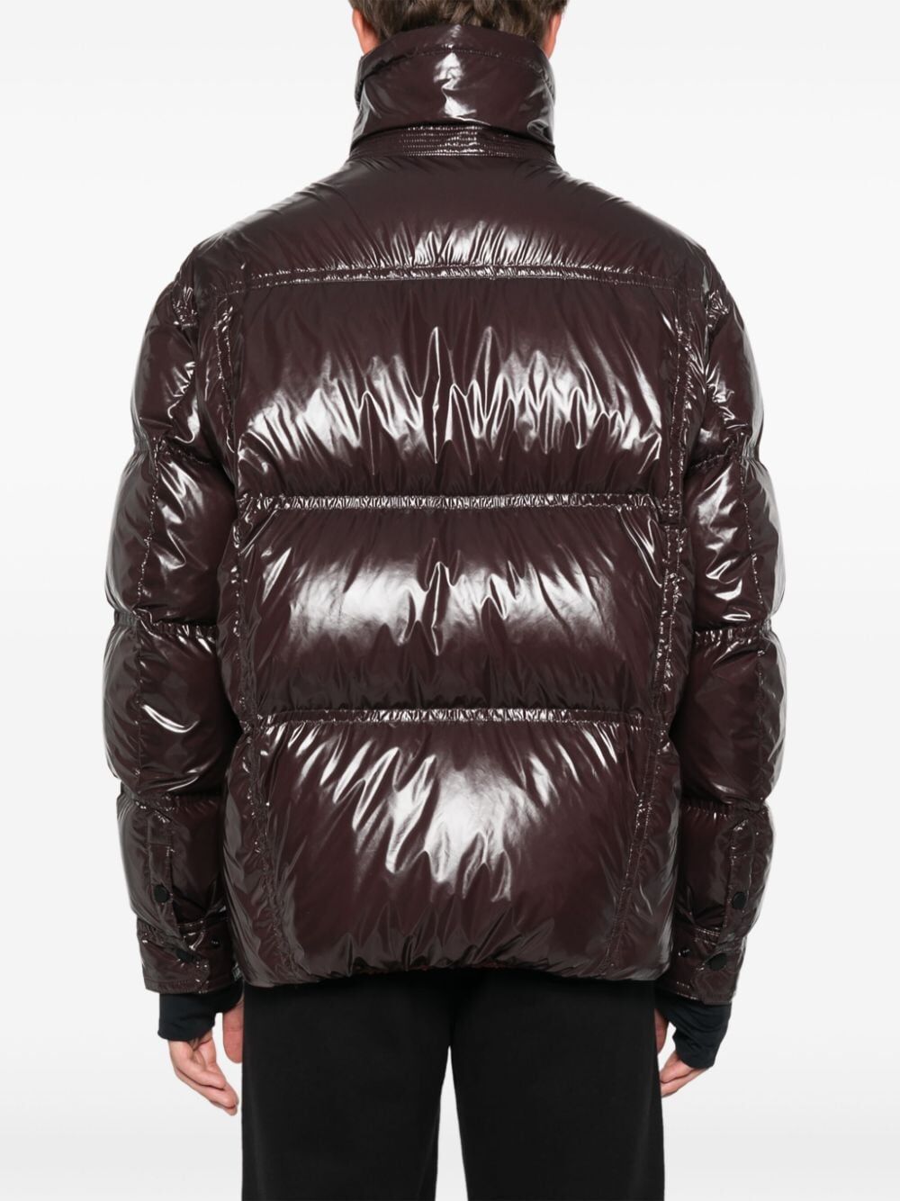 MONCLER Glossy Finish Down Jacket for Women - Loose Fit