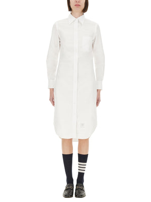 THOM BROWNE Cotton Shirt Dress (Size 40 IT)