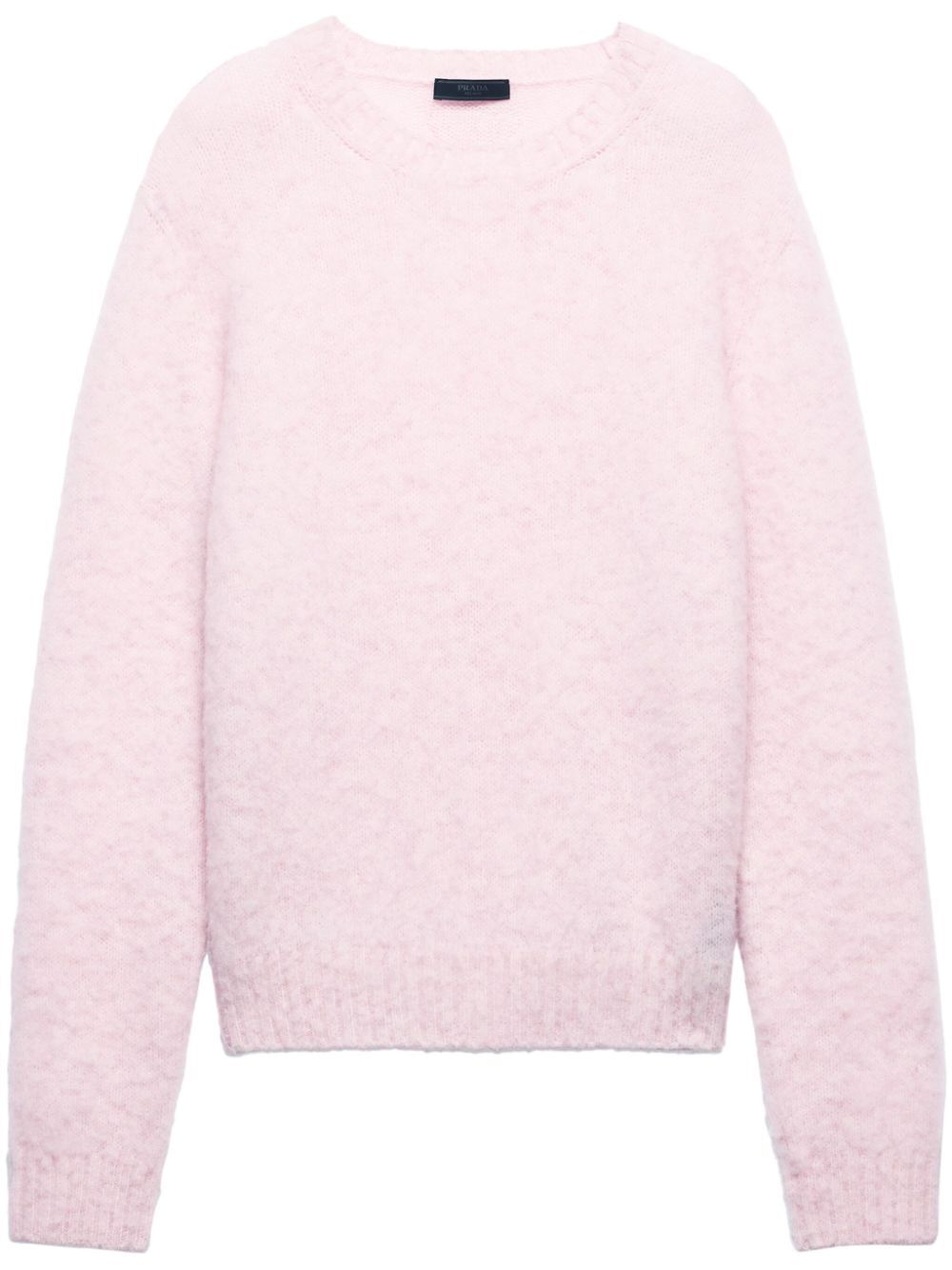 PRADA Classic Crew-Neck Wool Sweater for Women