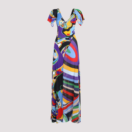 PUCCI Elegant Viscose Long Dress for FW24