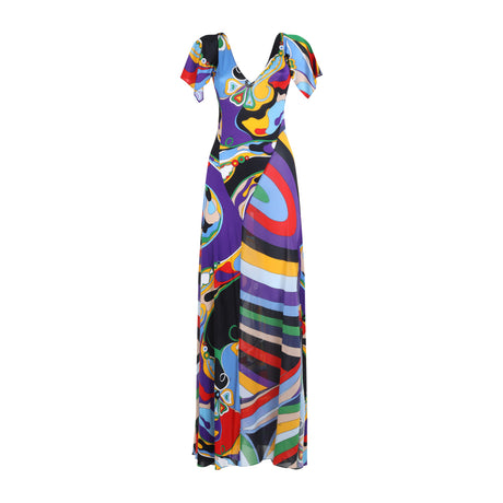 PUCCI Elegant Viscose Long Dress for FW24