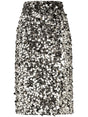 DOLCE & GABBANA Sequin-Embellished Midi Skirt for Men - SS25 Collection