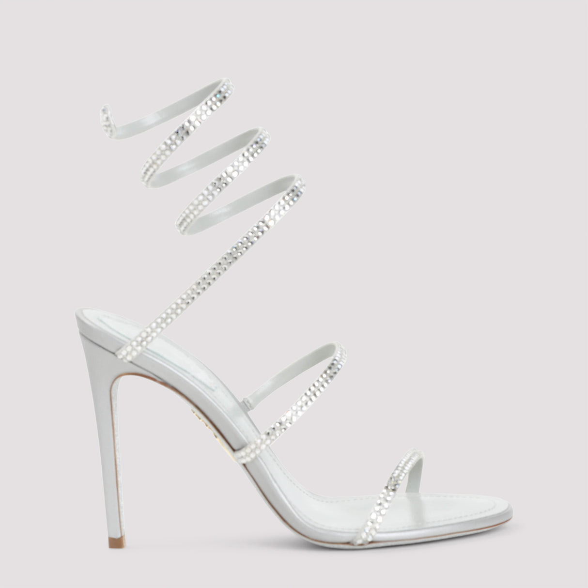 RENE` CAOVILLA Elegant Satin Strass Sandals